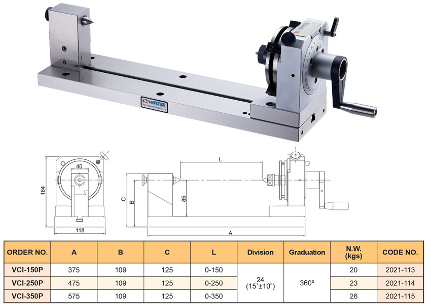 Thiết bị kiểm tra độ đồng tâm VCI-150P, VCI-250P, VCI-350P VERTEX