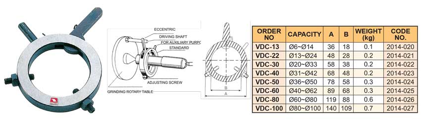 Tốc kẹp máy mài VDC-13, VDC-22, VDC-30, VDC-40, VDC-50, VDC-60, VDC-80, VDC-100 VERTEX