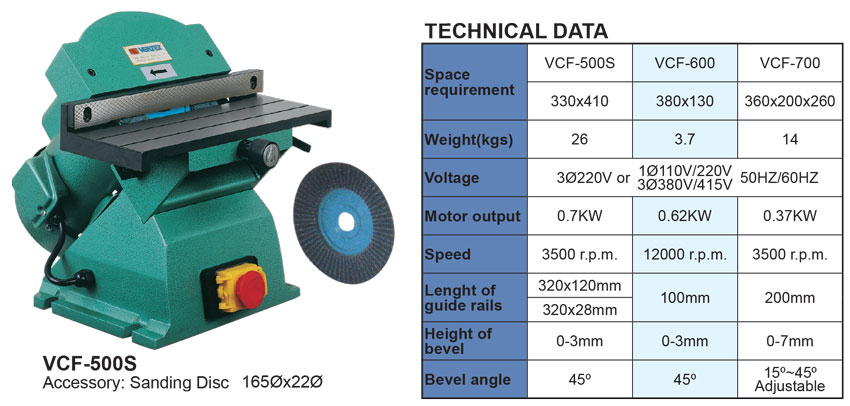 Máy đánh bavia VCF-500S VERTEX