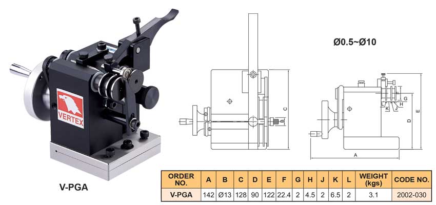 Đồ gá mài vô tâm mini V-PGA VERTEX