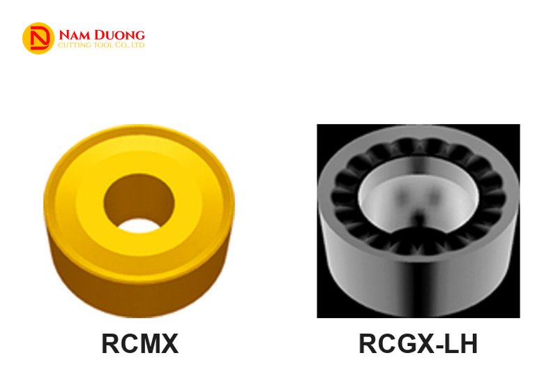 Hình các mã mảnh tiện tròn R trong catalogue nhà sản xuất: RCMX, RCGX-LH